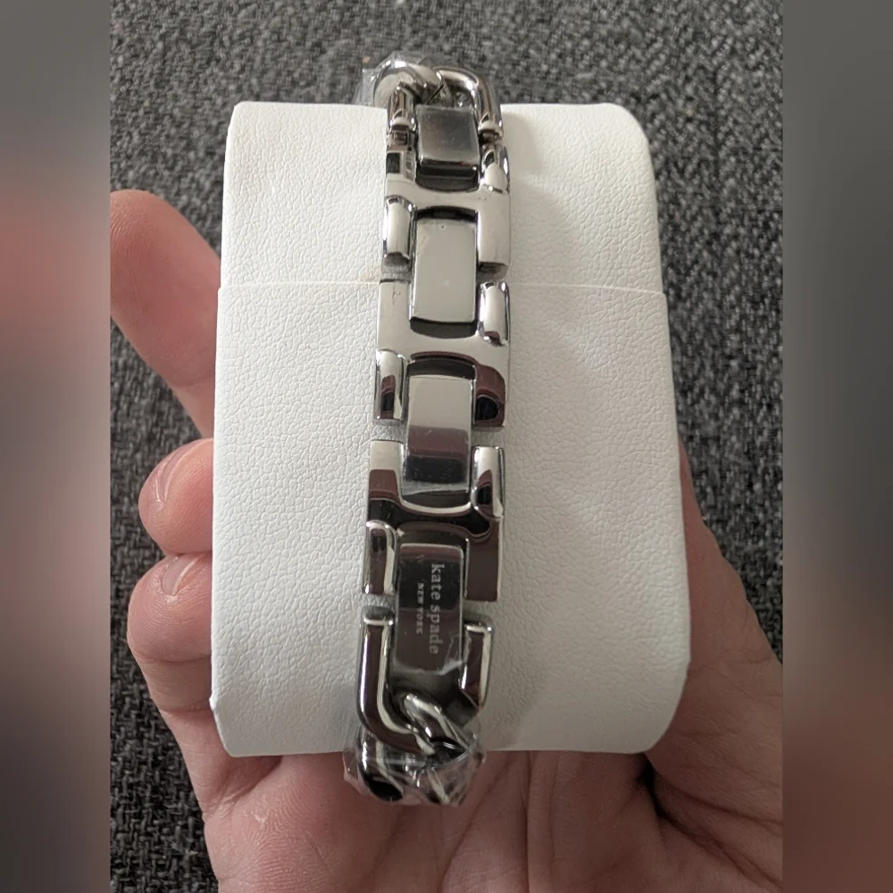Kate SpadeHolland Silver Dial Stainless Steel Twist Ladies Watch